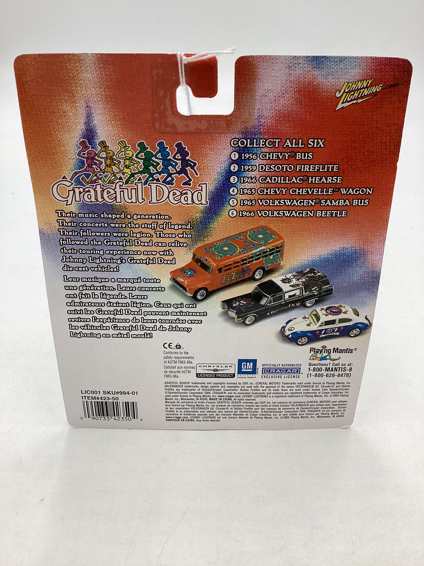 Johnny Lightning Grateful Dead 65 Volkswagen Samba Bus