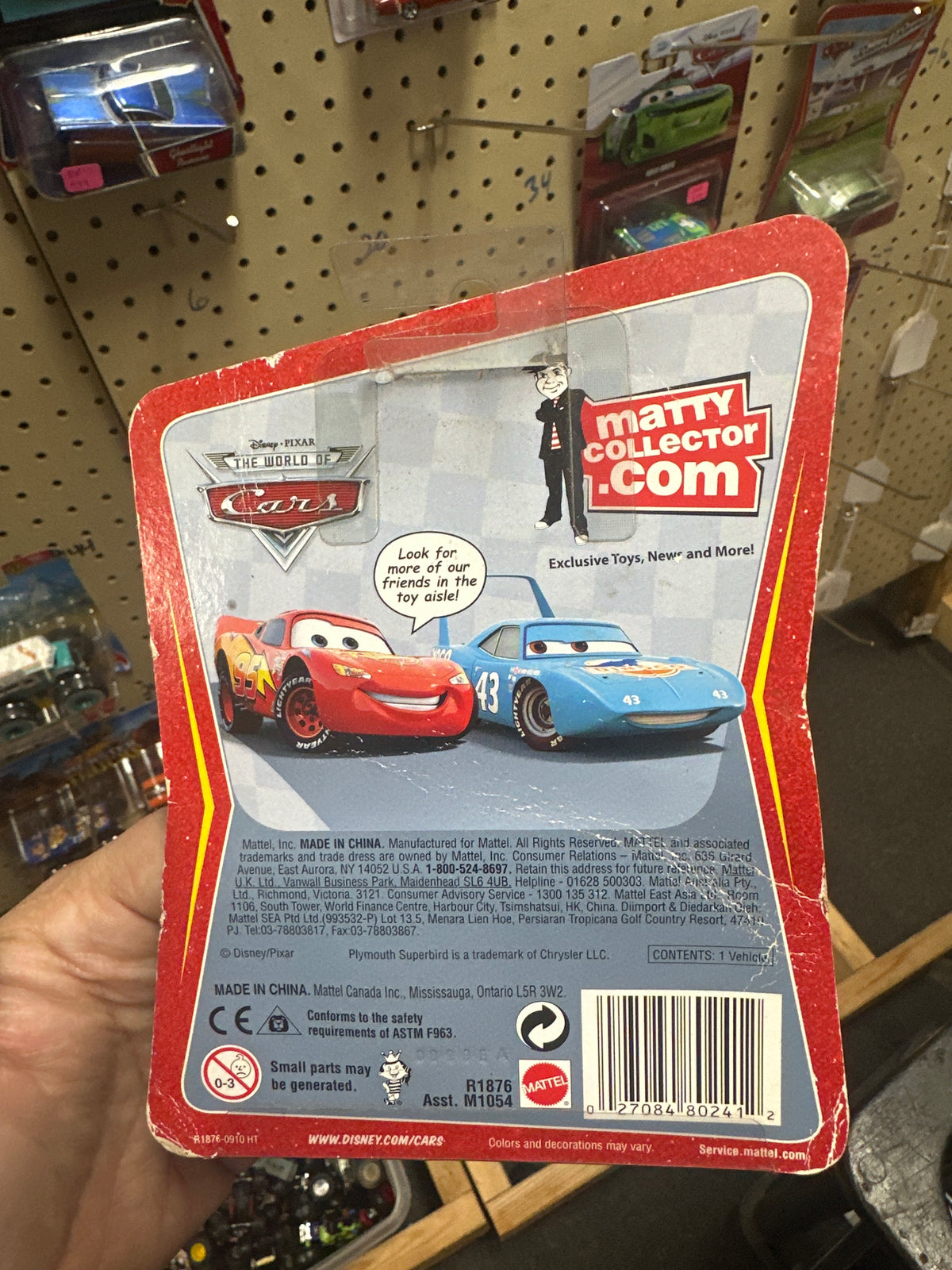 Disney Pixar The World Of Cars Rubber Tires Mood Springs No 33 141D