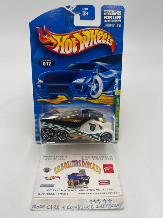 2001 Hot Wheels Treasure Hunt #012 Cabbin Fever White 277E