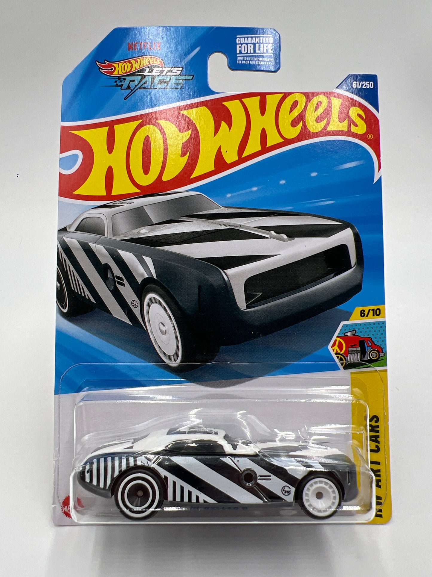 2025 Hot Wheels C Case Super Treasure Hunt #61 Hi-Roller II Black/White W/Protector