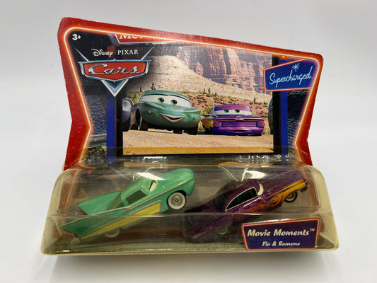 Disney Pixar Cars Supercharged 2 Pack Movie Moments Flo & Ramone