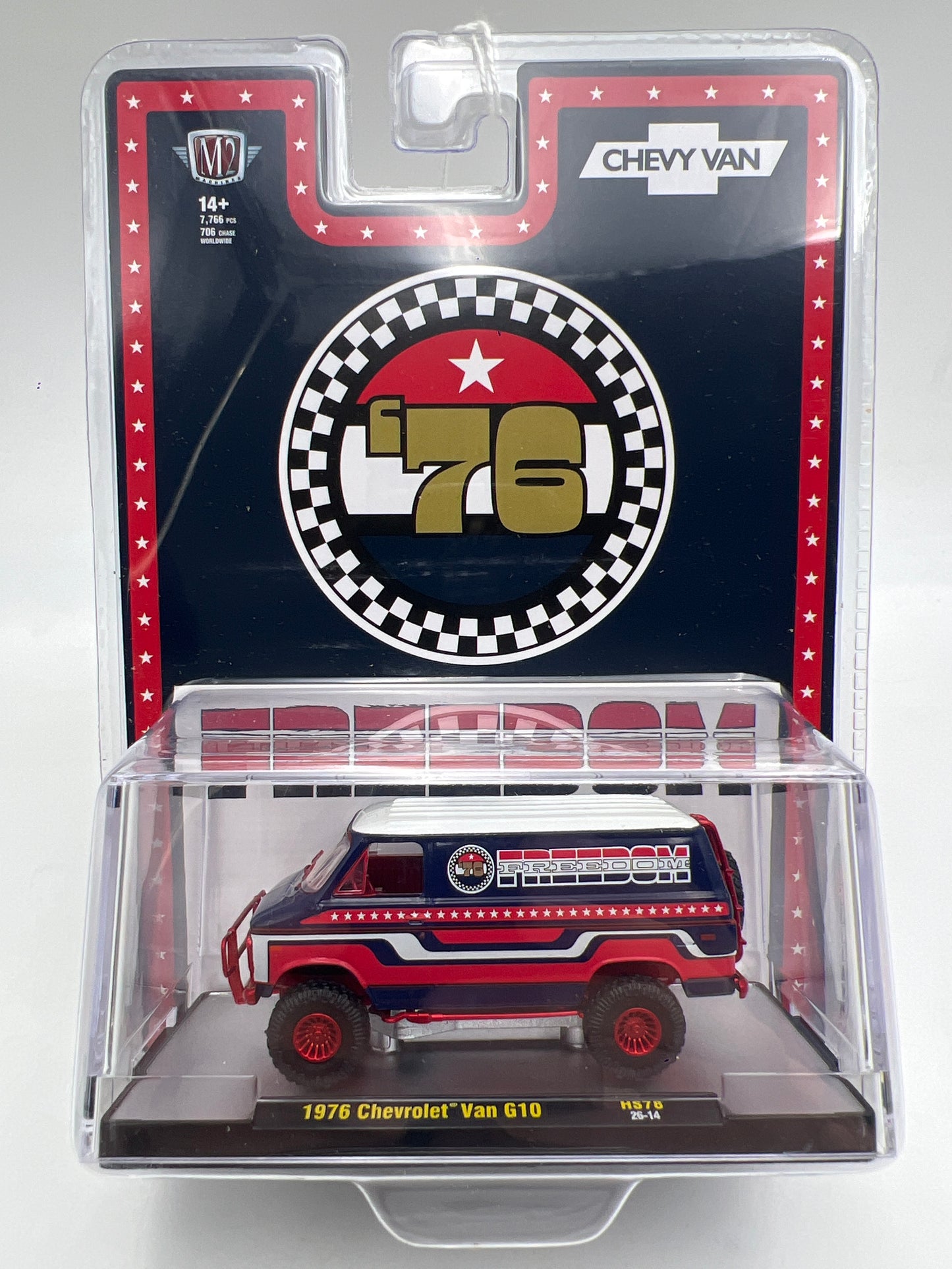 M2 Machines HS78 Hobby Exclusive CHASE 1976 Chevrolet Van G10