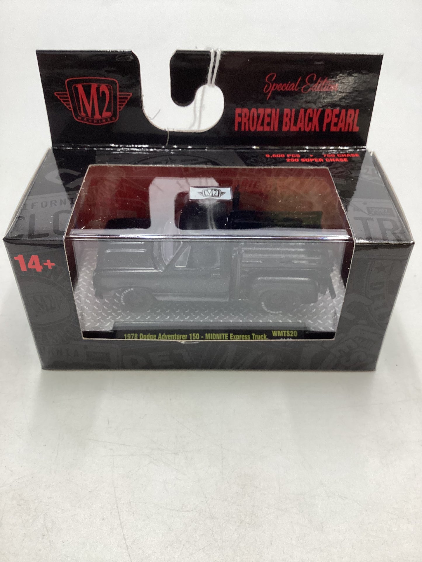 M2 Machines Special Edition Frozen Black Pearl 1978 Dodge Adventurer 150 Midnite Express truck WMTS20