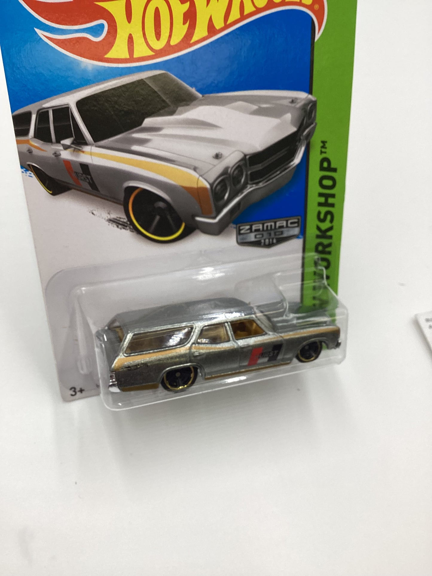 2014 Hot Wheels #245 Zamac 010 70 Chevelle SS Wagon Hurst 147C