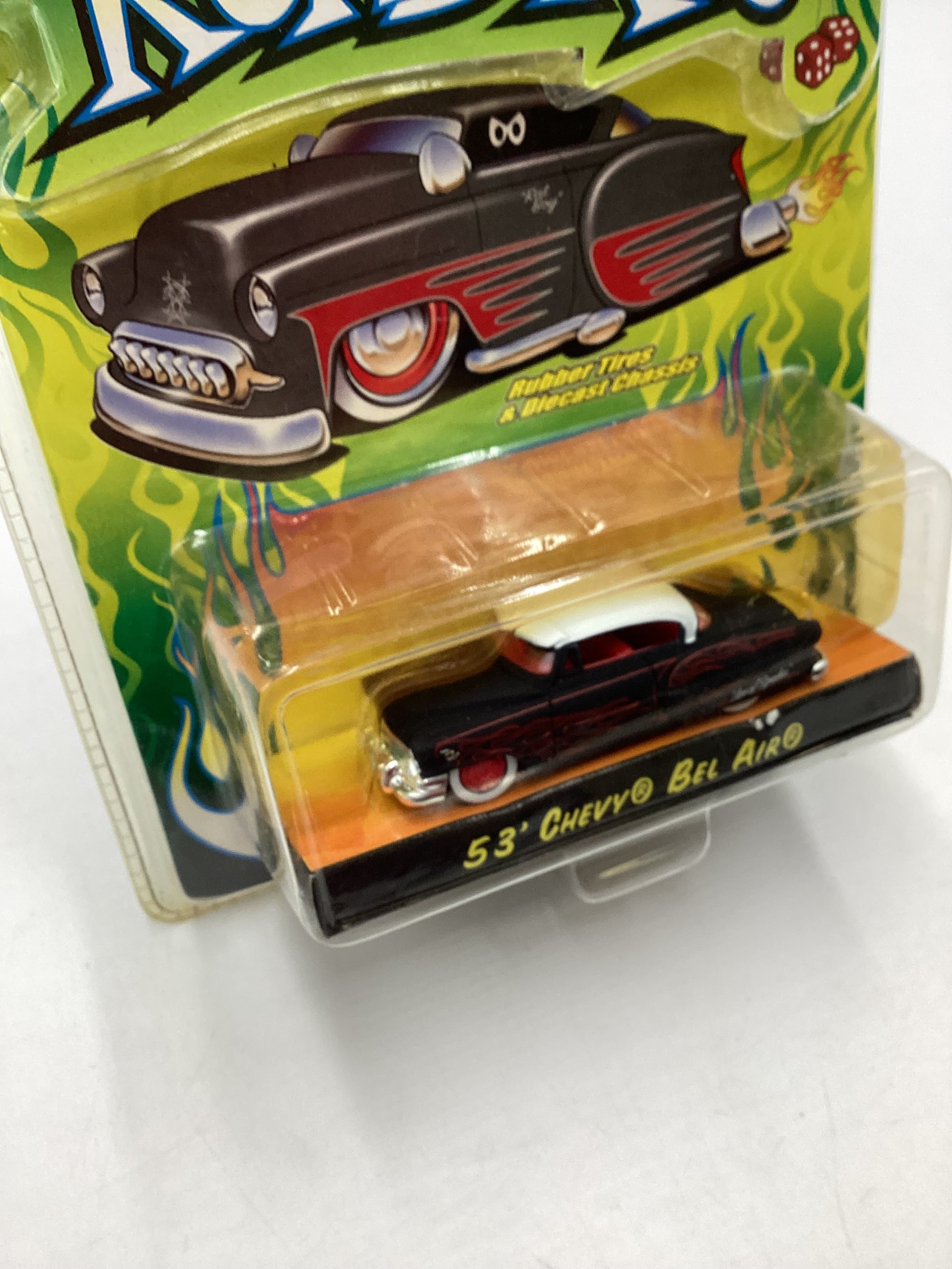 Jada Diecast Road Rats 53 Chevy Bel Air Matte Black 212H