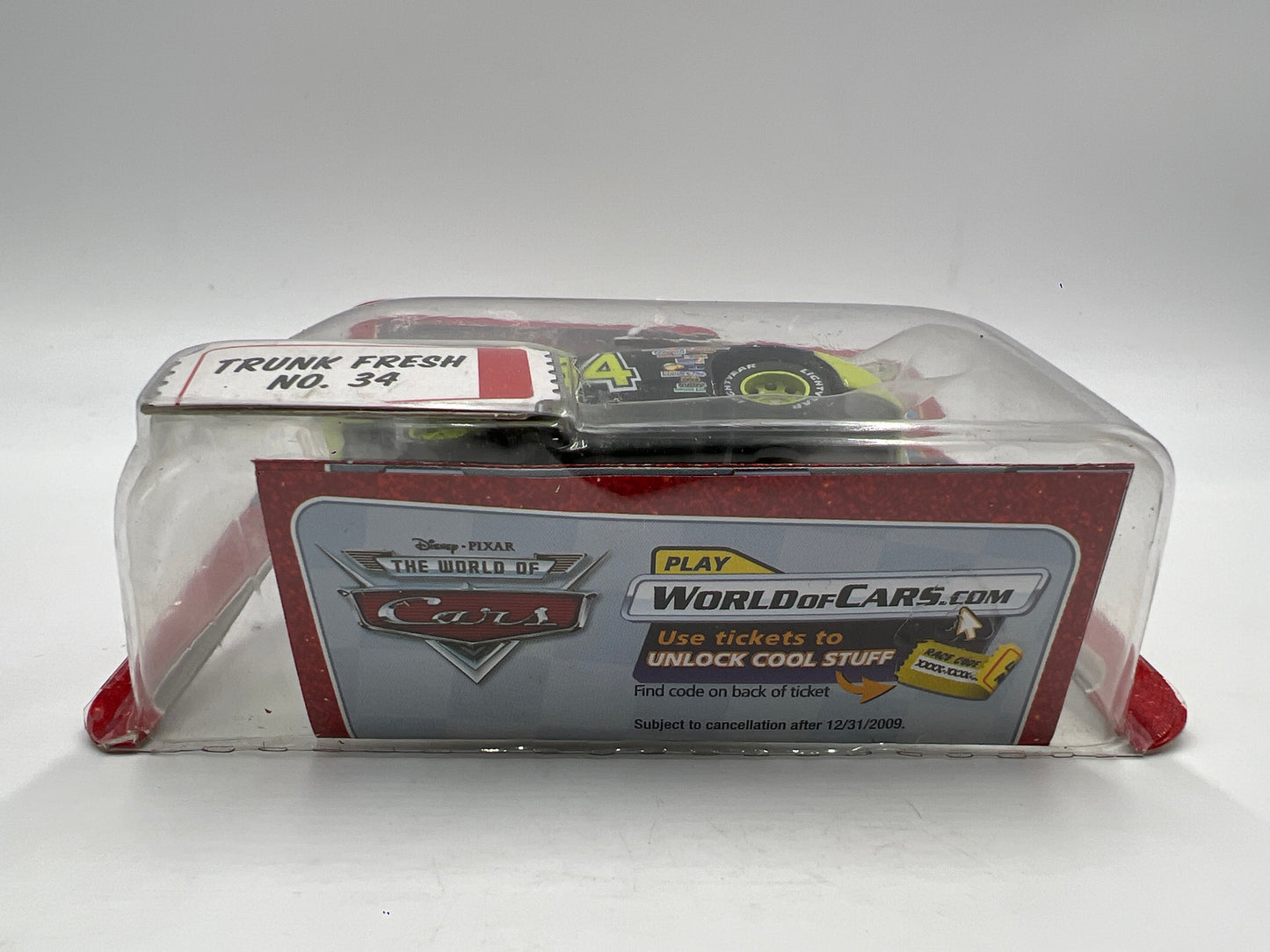 Disney Pixar The World Of Cars Rubber Tires Trunk Fresh No 34 141i