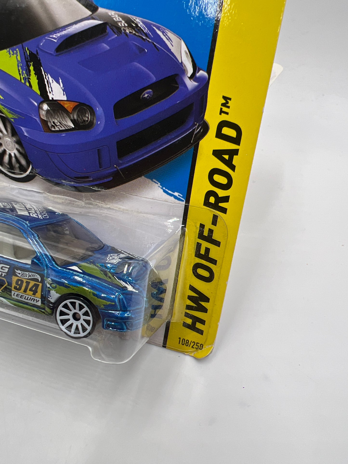 2014 Hot Wheels Off-Road #108 Subaru Impreza WRX Blue 89B