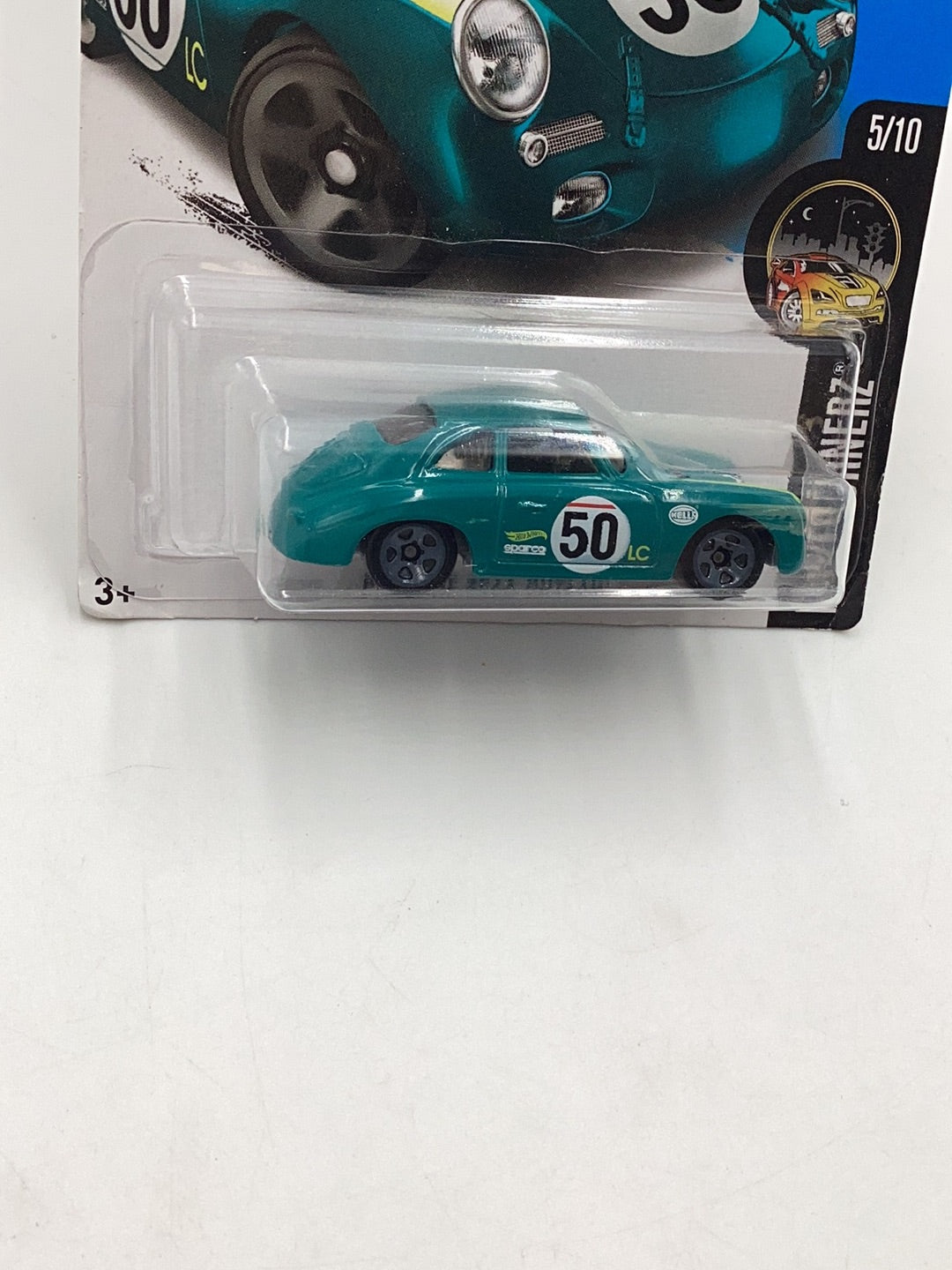 2017 Hot Wheels Nightburnerz #325 Porsche 356A Outlaw 98D