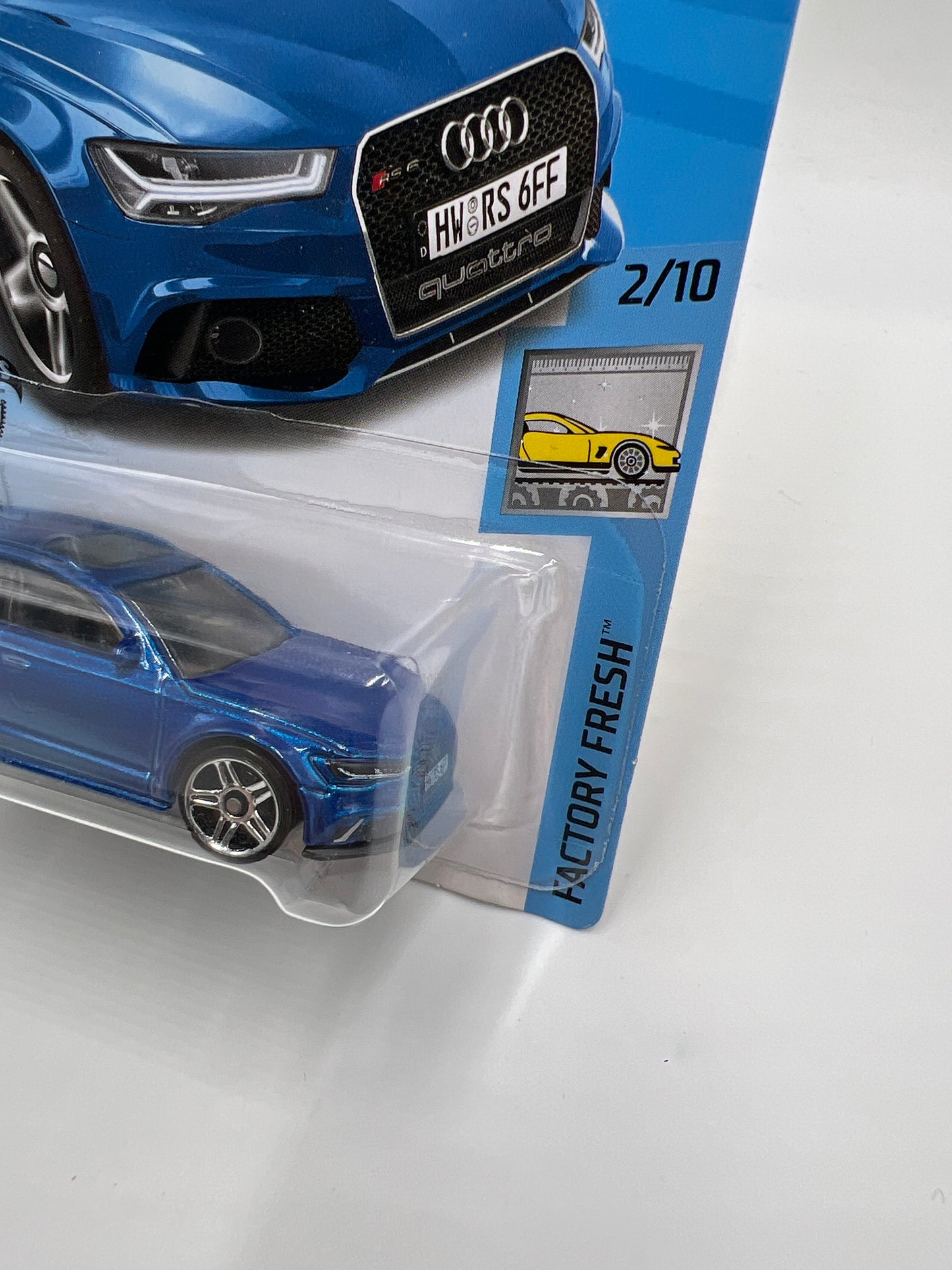 2019 Hot Wheels Factory Fresh #214 17 Audi RS 6 Avant Blue 109C