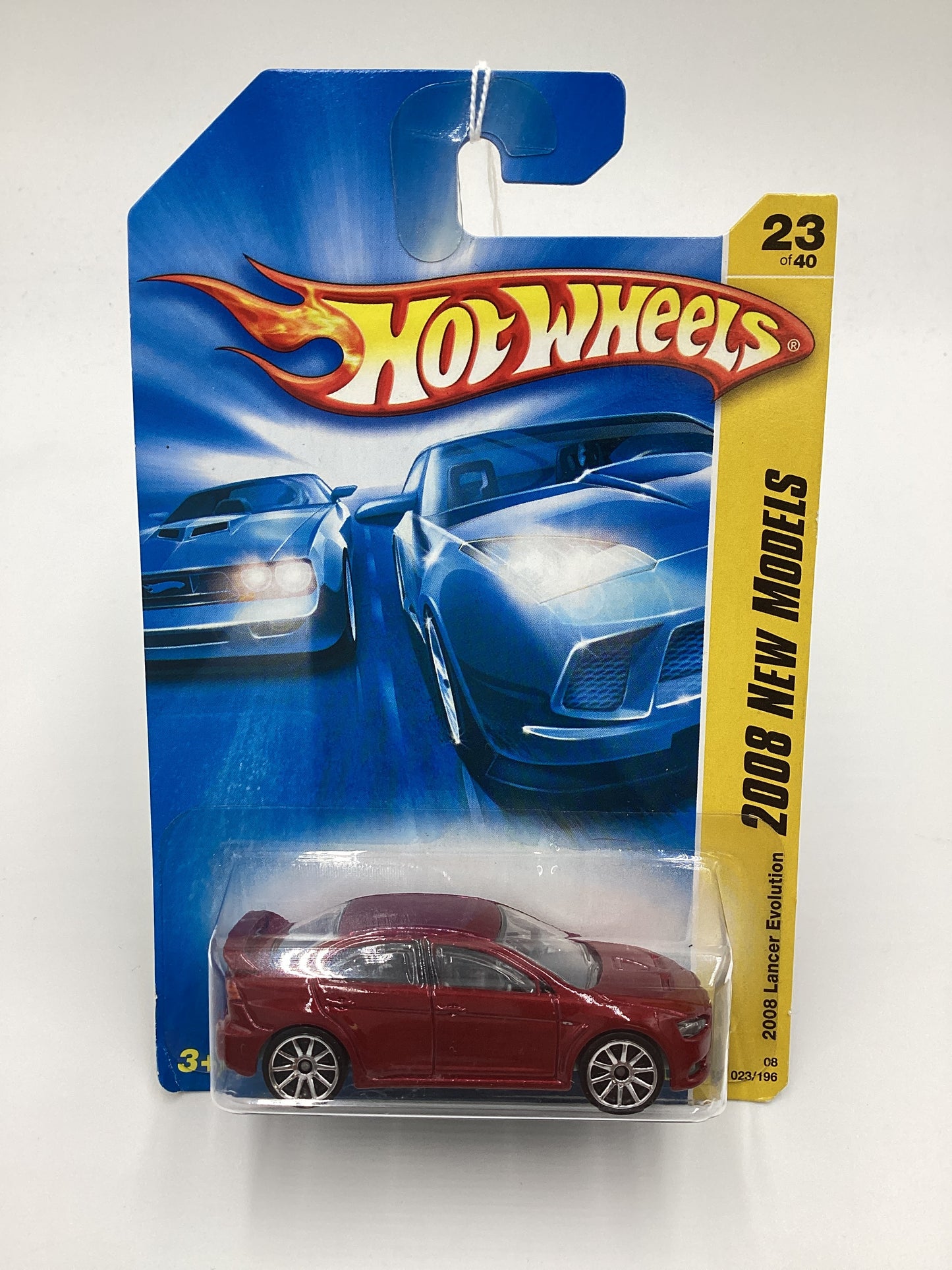 2008 Hot wheels #23 2008 Lancer Evolution Red 92D