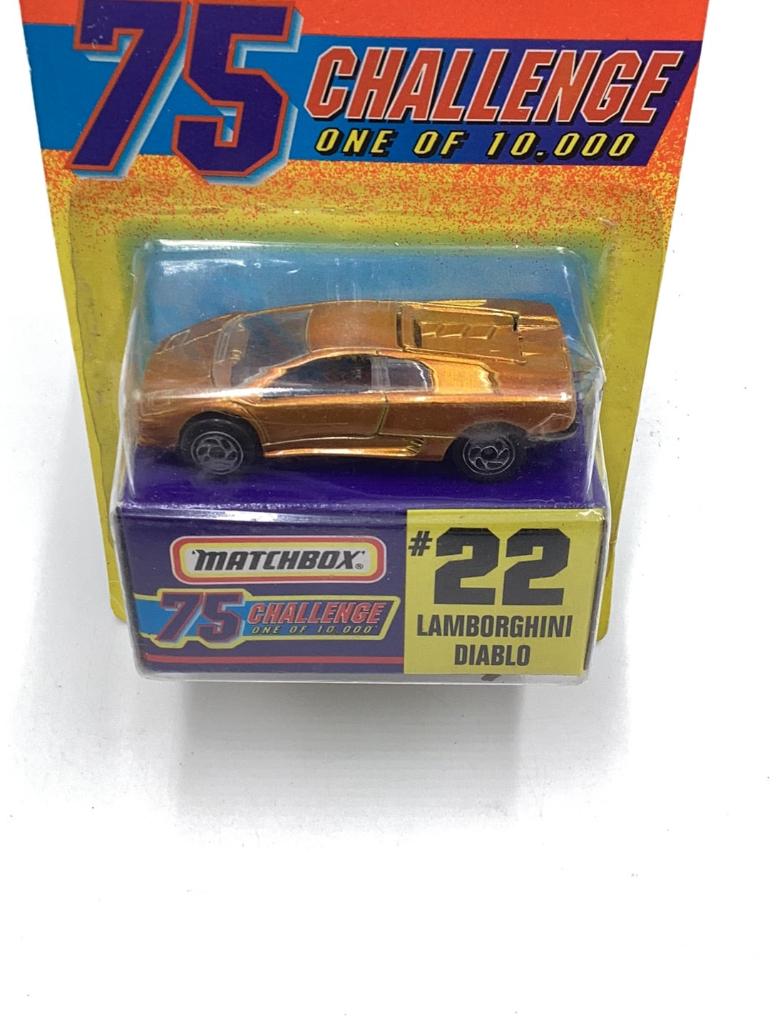 Matchbox 75 Challenge #22 Lamborghini Diablo 163H