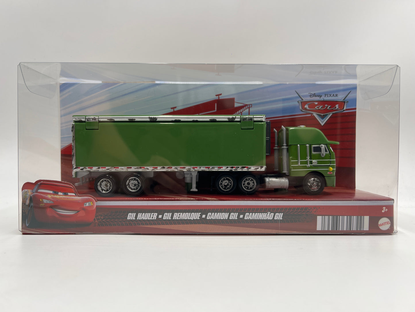 2025 Disney Pixar Cars 1:55 Scale Gil Hauler Green