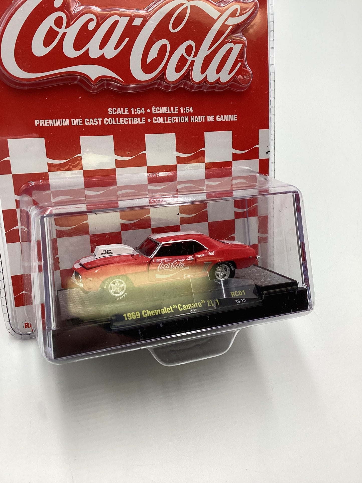M2 Machines Coca Cola 1969 Chevrolet Camaro ZL-1 Red RC01 200C