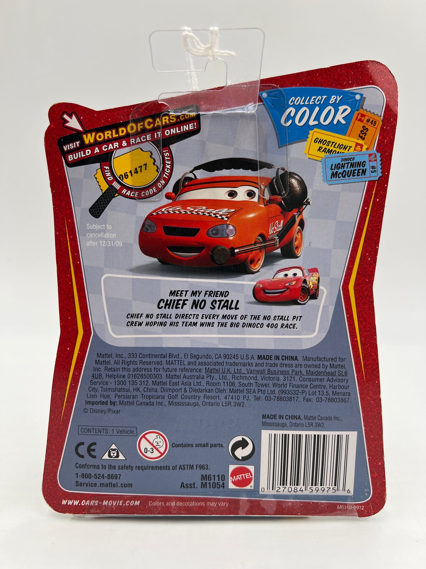 Disney Pixar The World Of Cars Race O Rama #25 Stacy 140C