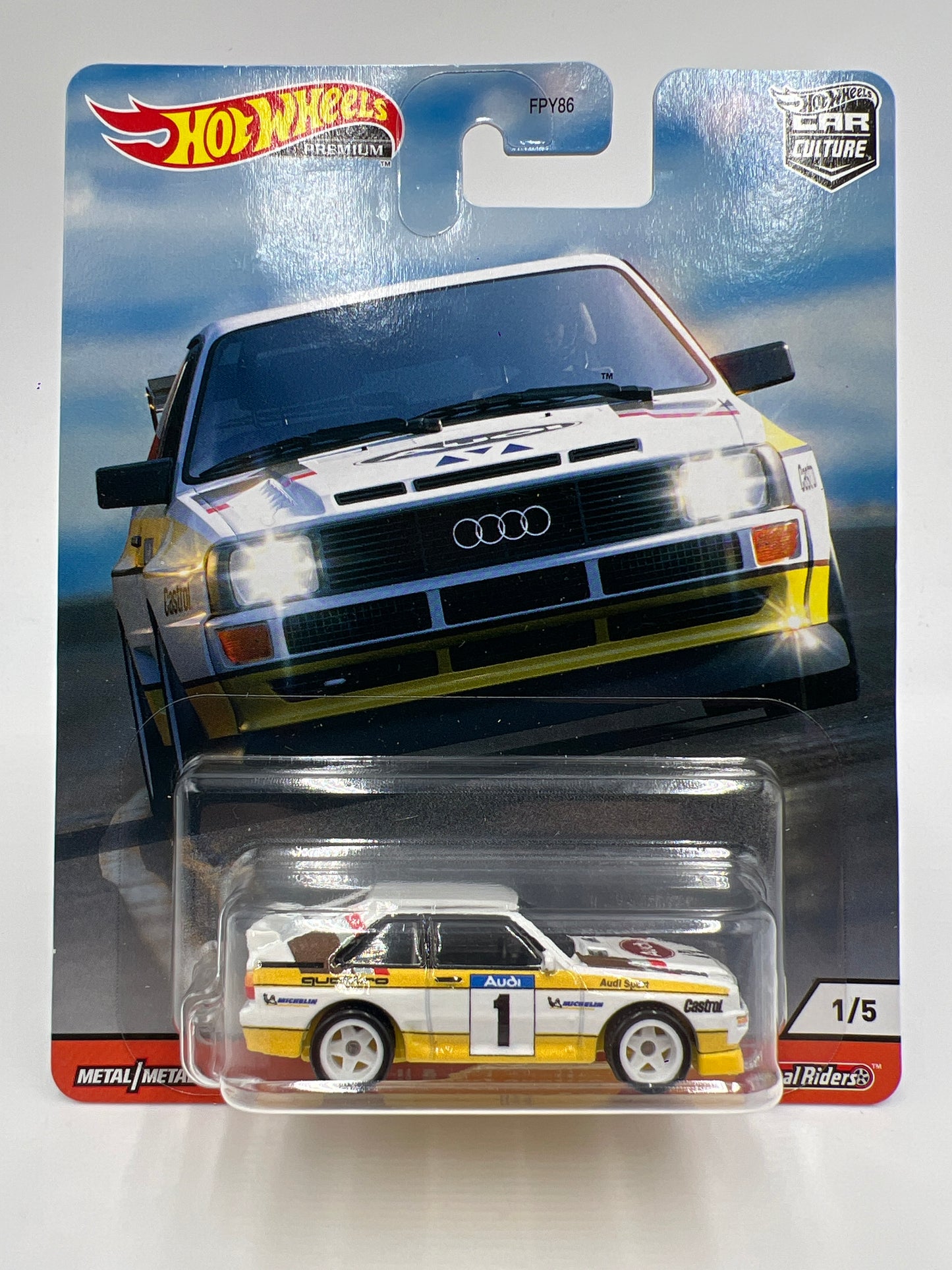 Hot Wheels Premium Thrill Climbers #1 Audi Sport Quattro W/Protector 2