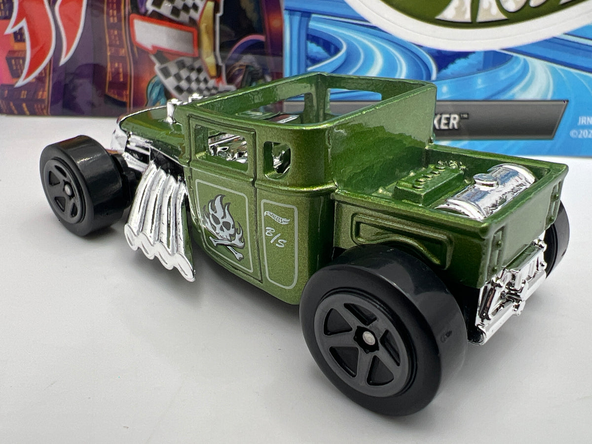2027 Hot Wheels Mystery Models Series 1 #4 Bone Shaker Green