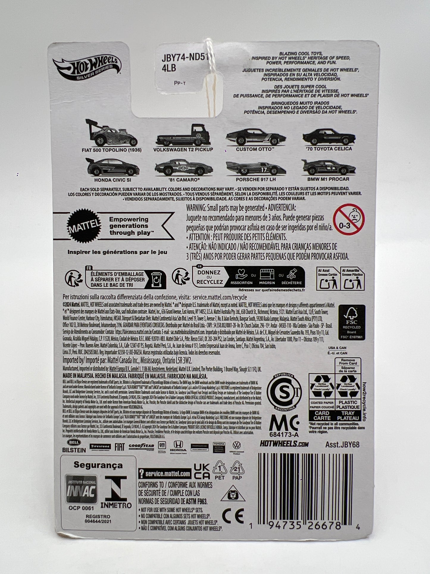 Hot Wheels Target Exclusive The Hot Ones #6 81 Camaro Pink 164i
