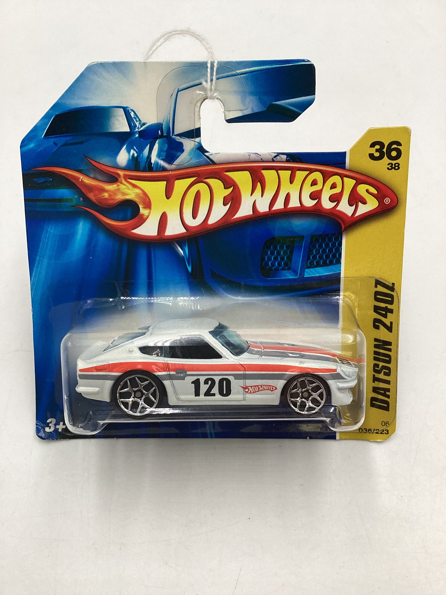 2006 Hot Wheels #036 Short Card White Datsun 240Z 88A