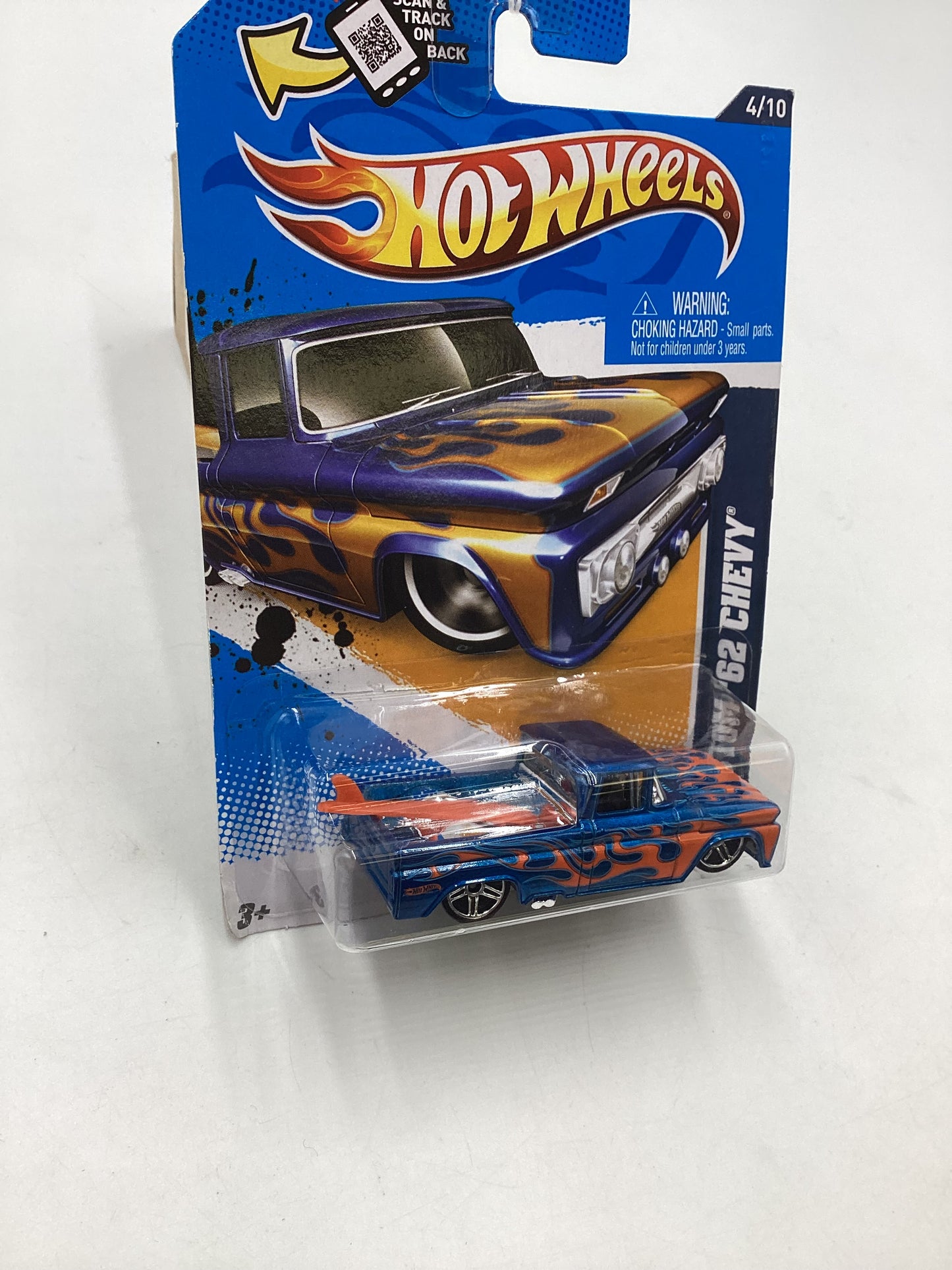 2012 HW Heat Fleet #154 Custom 62 Chevy Blue 17A