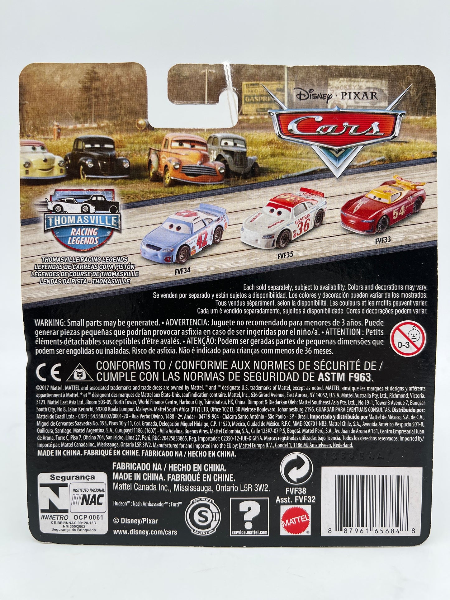 Disney Pixar Cars Thomasville Racing Legends Fabulous Lightning McQueen