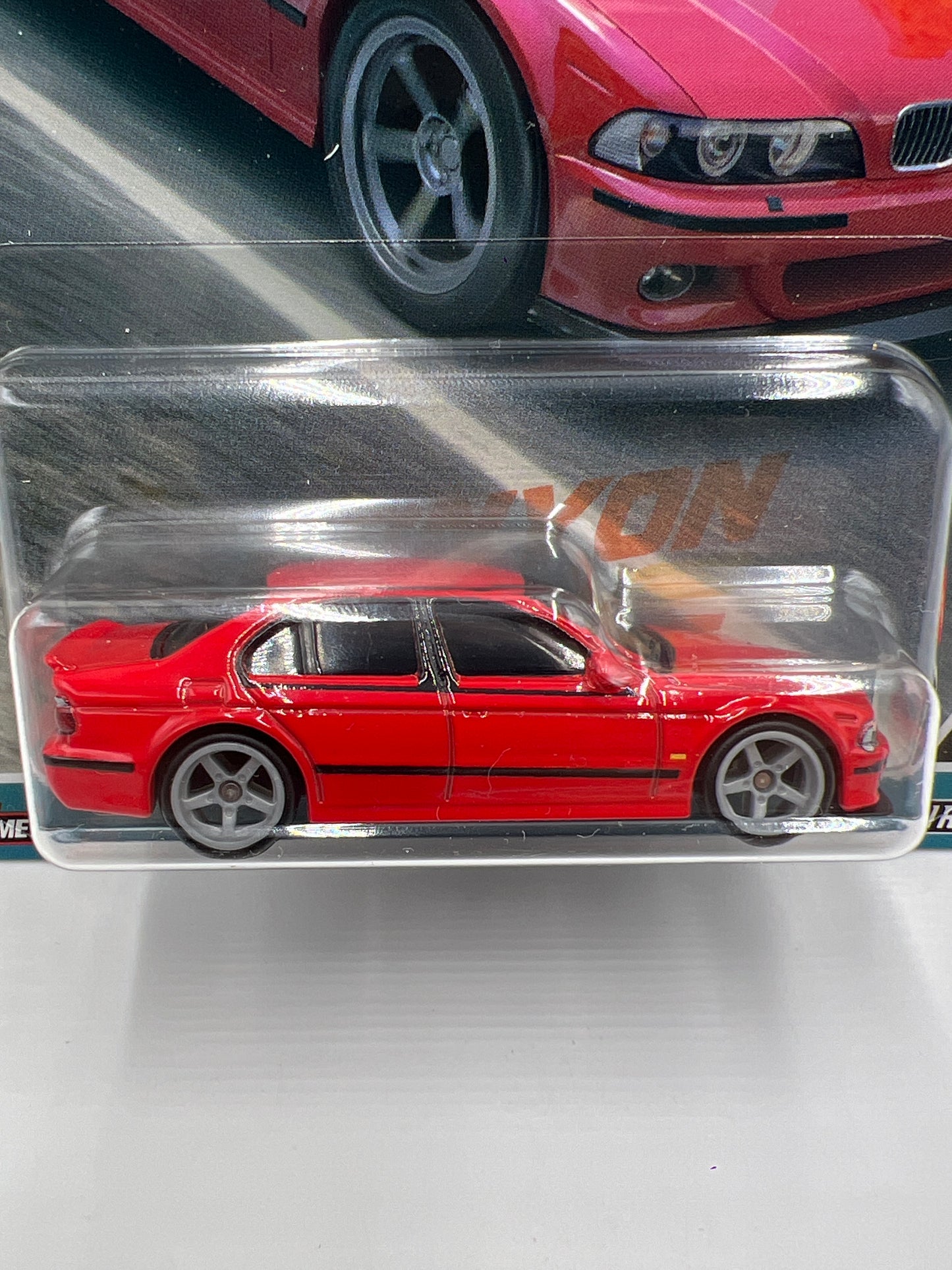 Hot Wheels Premium Canyon Warriors #1 01 BMW M5 Red Tampo Drop 257C