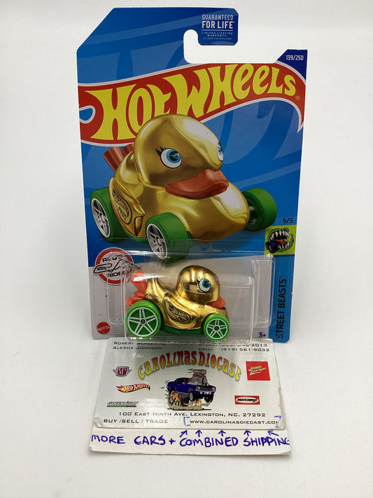 Hot Wheels 2022 Treasure Hunt Duck N Roll #139 w/protector