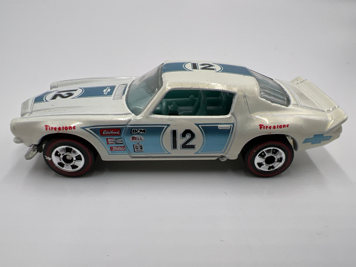 Hot Wheels 1/64 Heritage Redline #10 70 Camaro White Loose