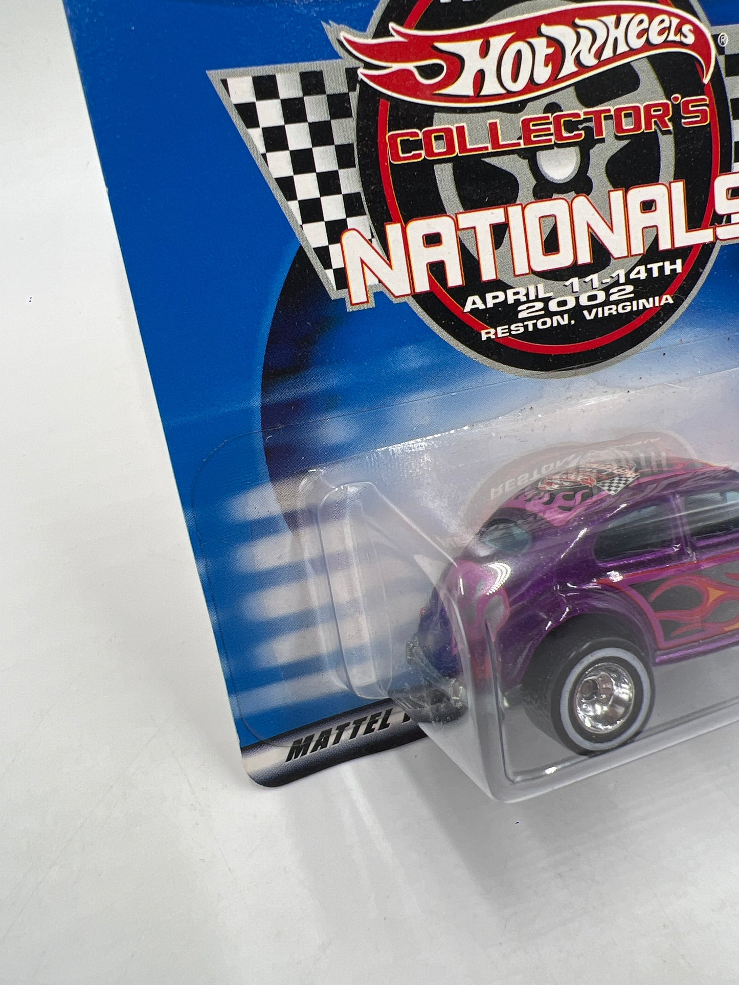 2002 Hot Wheels 2nd Annual Collectors Nationals Virginia VW Bug Purple W/Protector