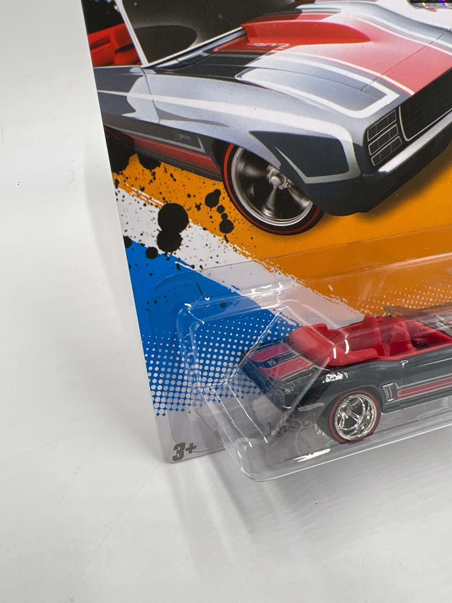 2012 Hot Wheels Factory Sealed Super Treasure Hunt #108 69 Camaro Convertible W/Protector