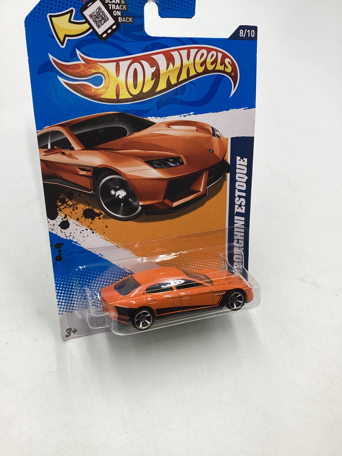 2012 Hot Wheels All Stars #128 Lamborghini Estoque Orange 101B