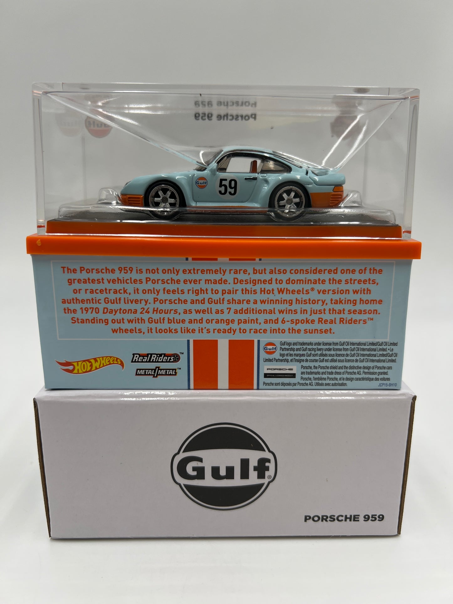 2025 Hot Wheels RLC Gulf Porsche 959 Blue/Orange