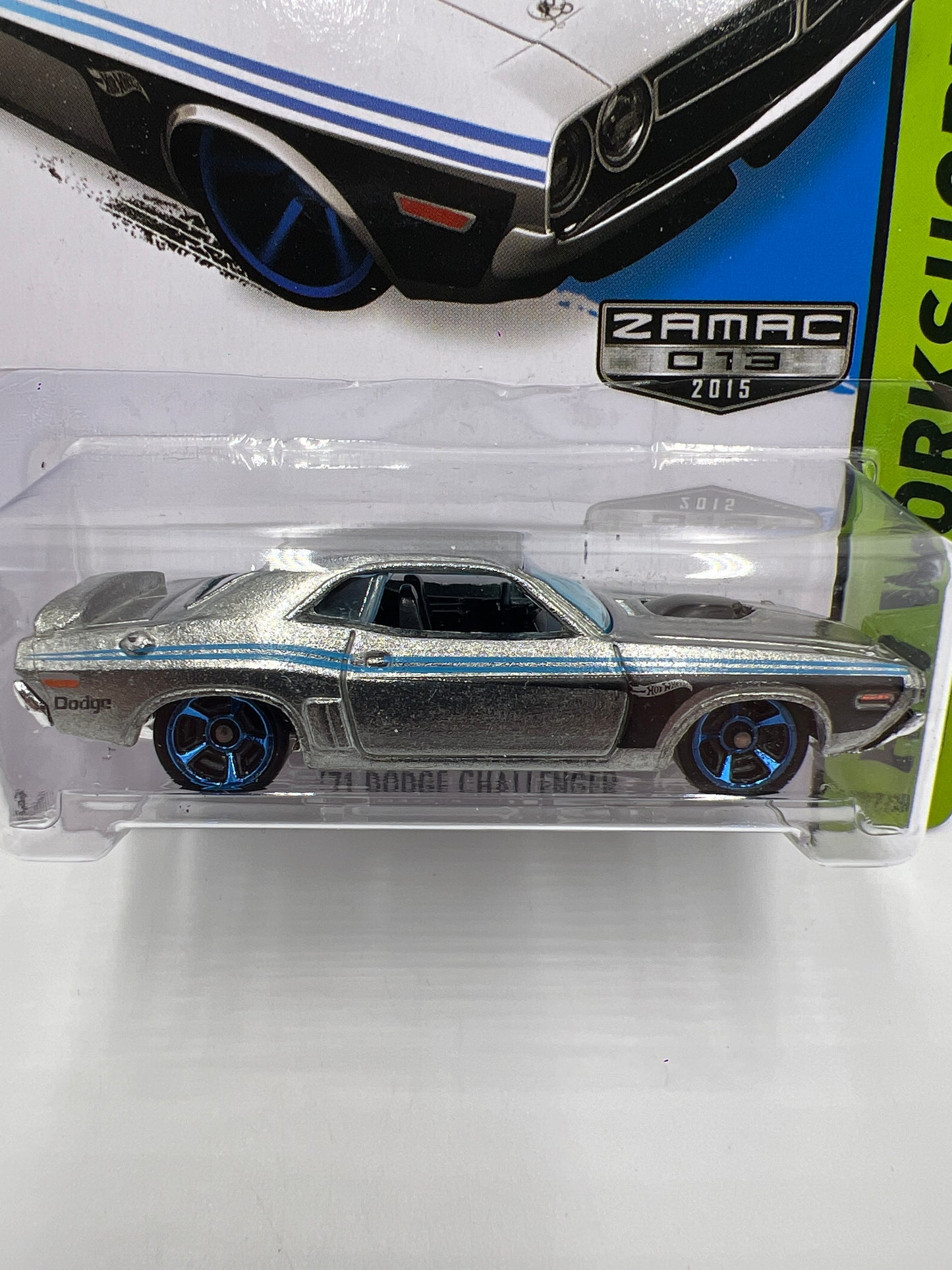 2015 Hot Wheels Walmart Exclusive Zamac 13 #227 71 Dodge Challenger 148E