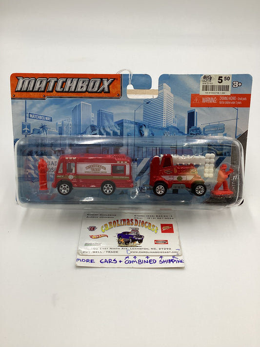 Matchbox 2013 Hitch and Haul Flame Tamers Wildfire Unit