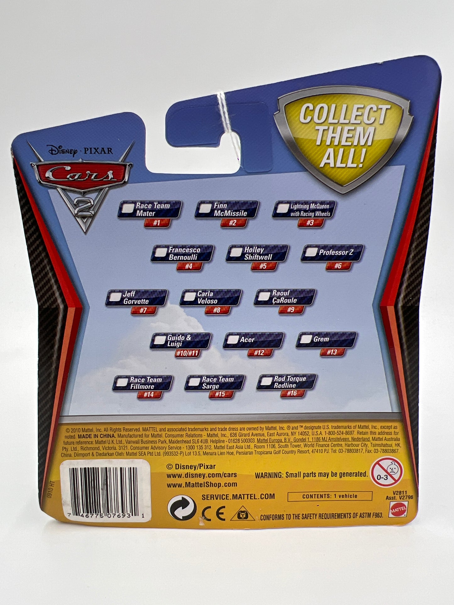 Disney Pixar Cars 2 #8 Carla Veloso 141C