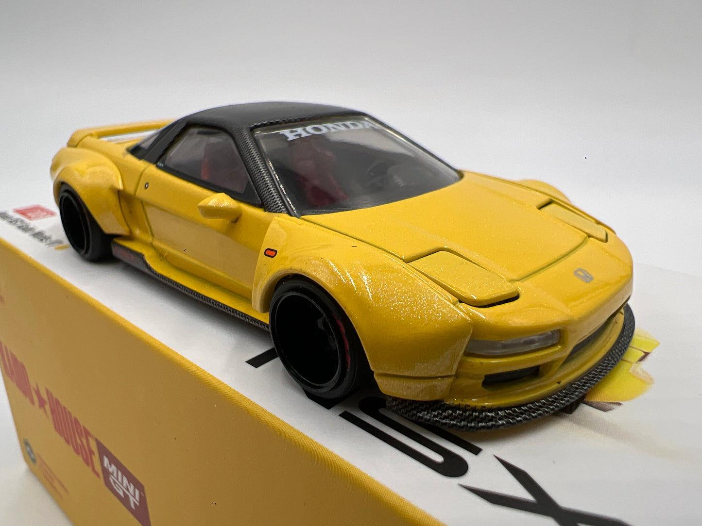 Mini GT Kaido House #108 Honda NSX Kaido Works V1 Yellow