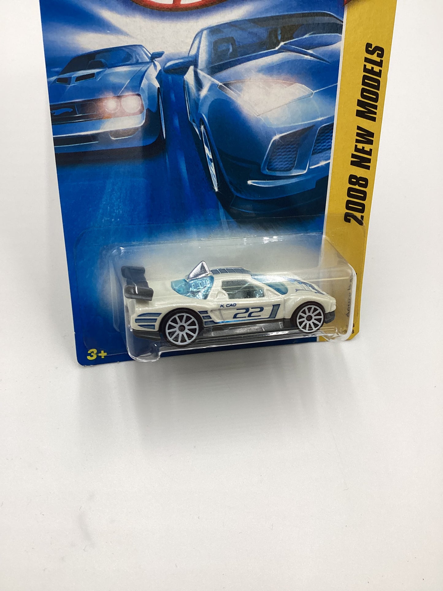 Hot Wheels 2008 new models #11 Acura NSX White 106A