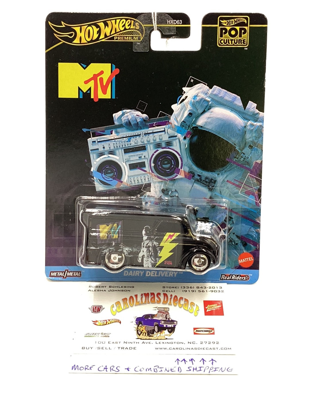 Hot wheels pop culture MTV Dairy Delivery 244O