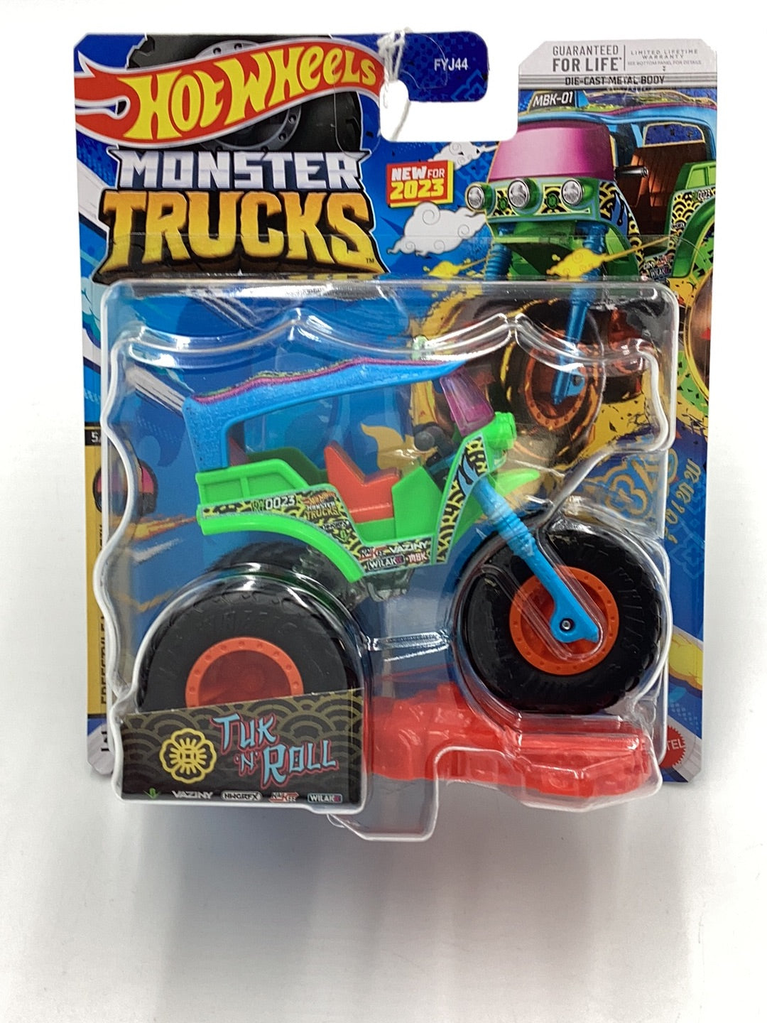 Hot wheels Monster Trucks Tuk n Roll 130D