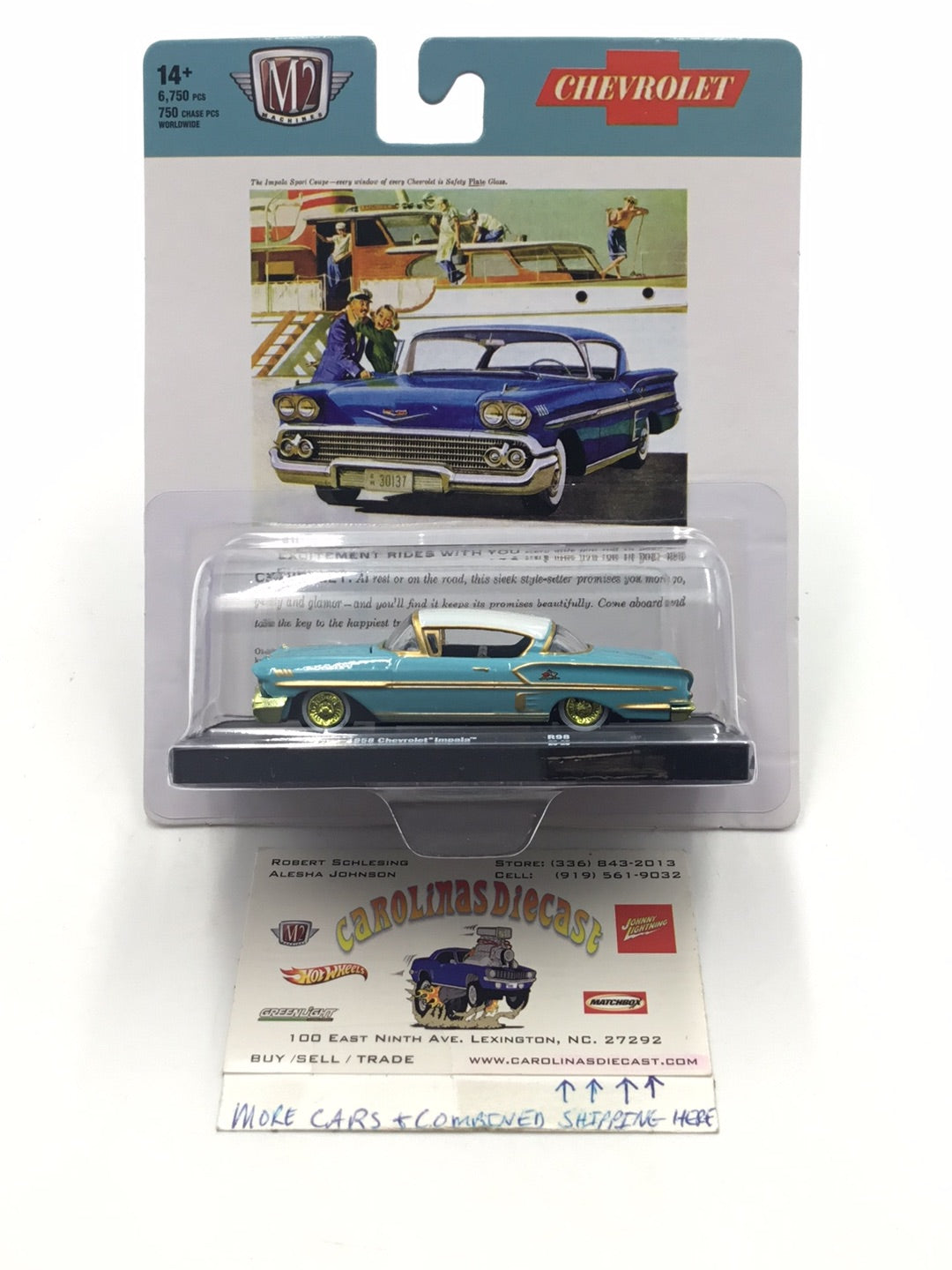 2023 M2 MACHINES 1958 Chevrolet Impala R98 CHASE