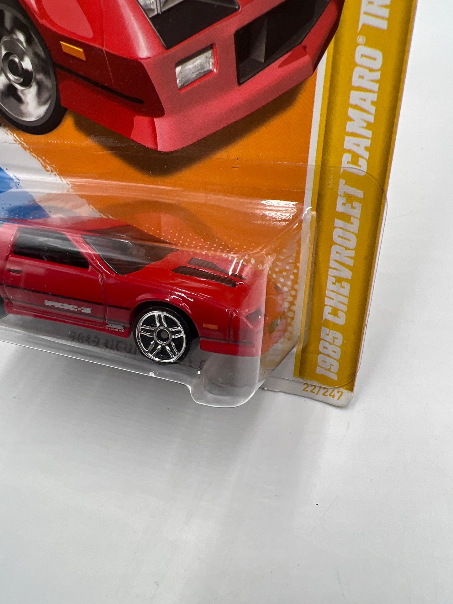 2012 Hot Wheels New Models #22 1985 Chevrolet Camaro IROC-Z Red W/Protector