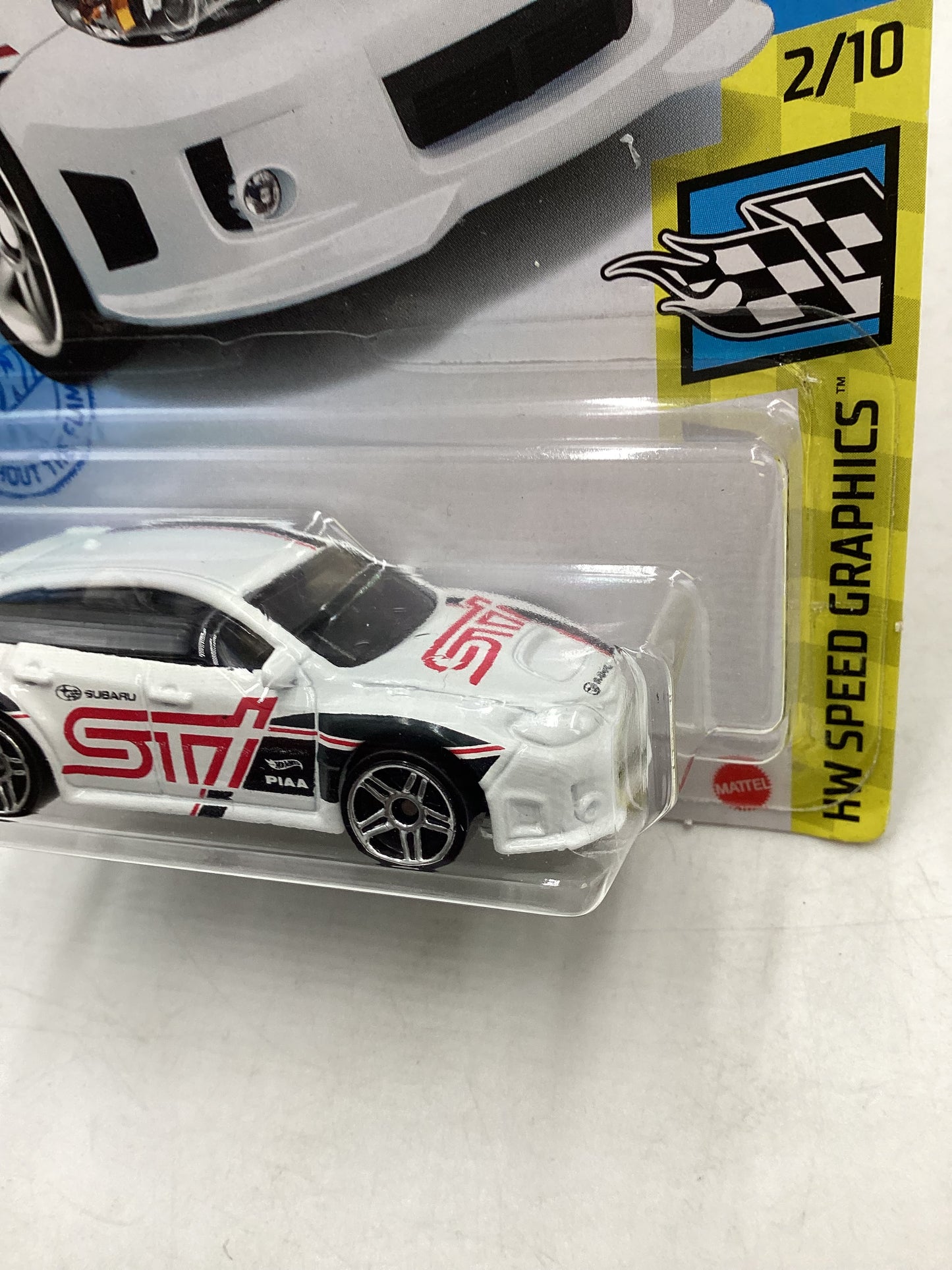 2021 Hot Wheels #68 Subaru WRX STI White 89D