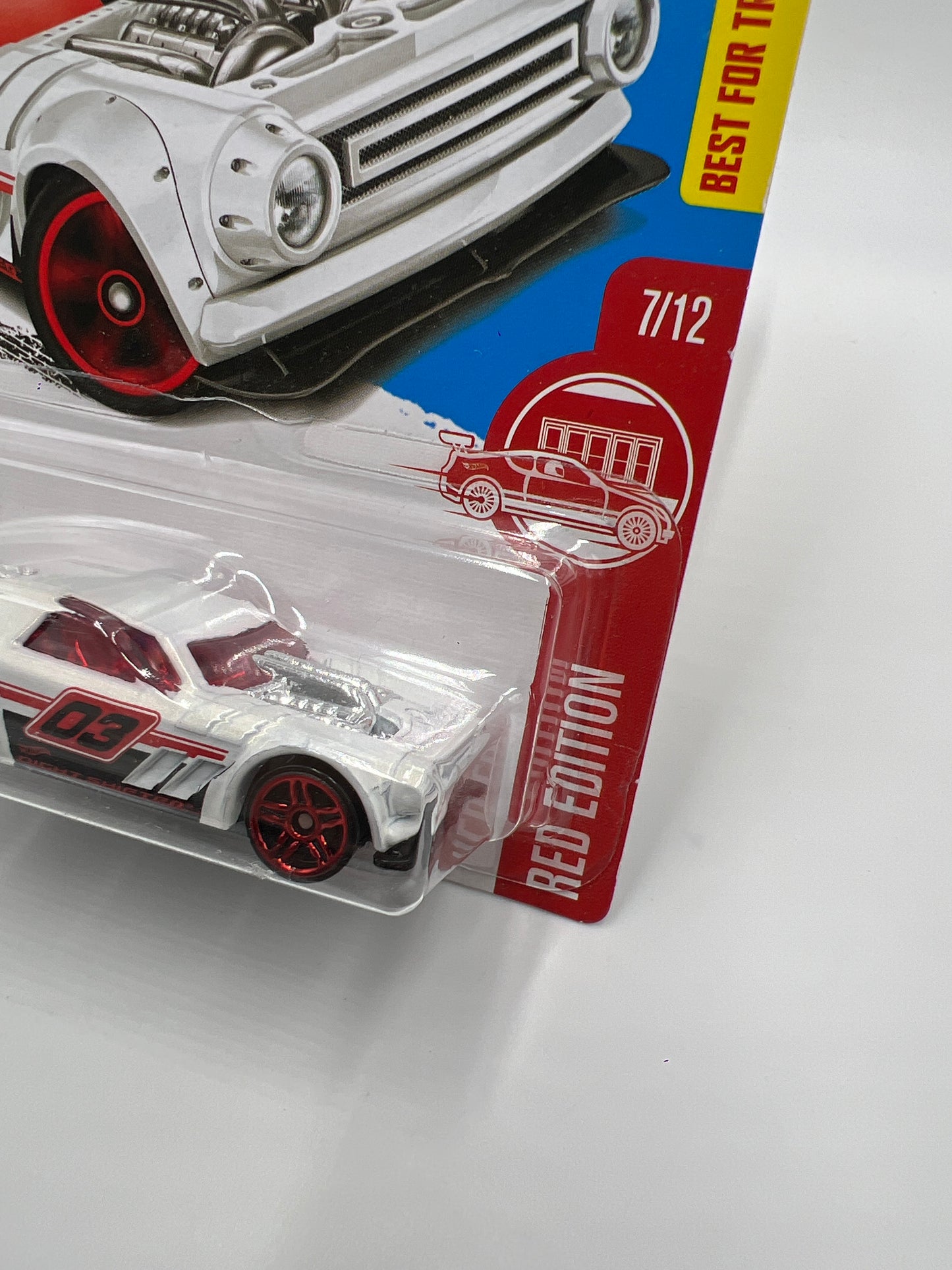 2017 Hot Wheels Target Exclusive Red Edition Night Shifter White 148F