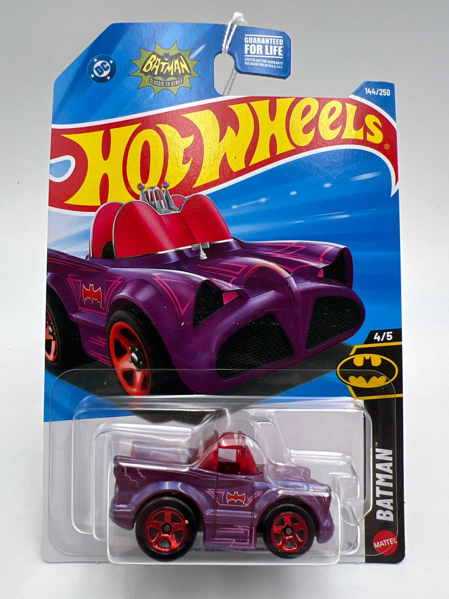 2026 Hot Wheels H Case #144 Classic TV Series Batmobile Purple 120D