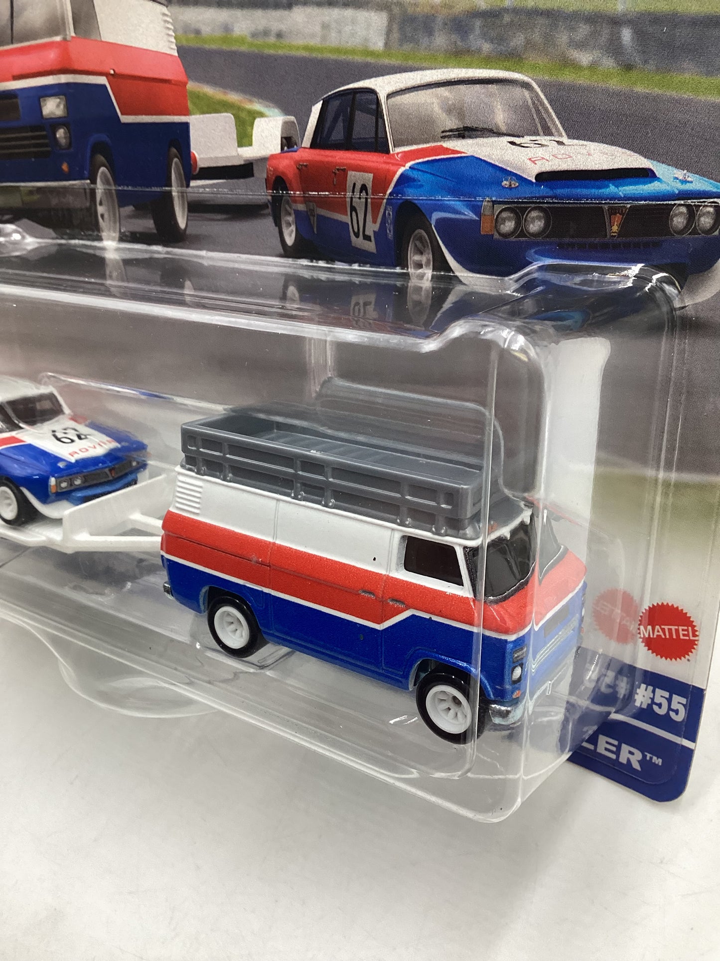 Hot Wheels Team transport #55 70 Rover P6 Group 2 HW Rally Hauler 278B