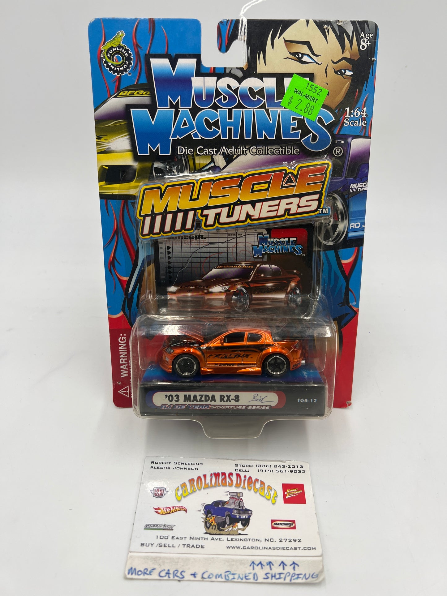 Muscle Machines Muscle Tuners 03 Mazda RX-8 Orange