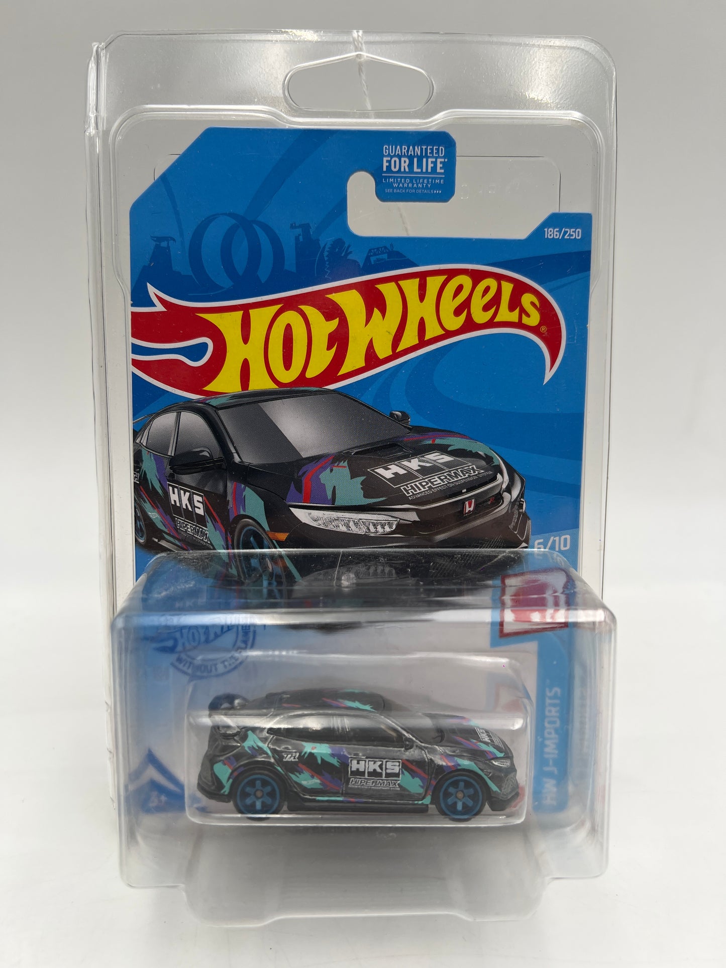 2021 Hot Wheels Super Treasure Hunt #186 2018 Honda Civic Type R HKS W/Protector