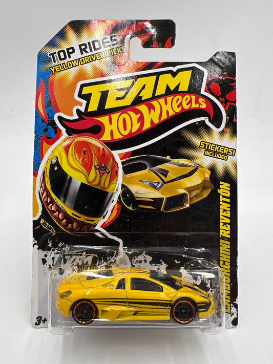 Hot Wheels Target Exclusive Team Hot Wheels Top Rides Lamborghini Reventon Yellow W/Protector Bad Blister