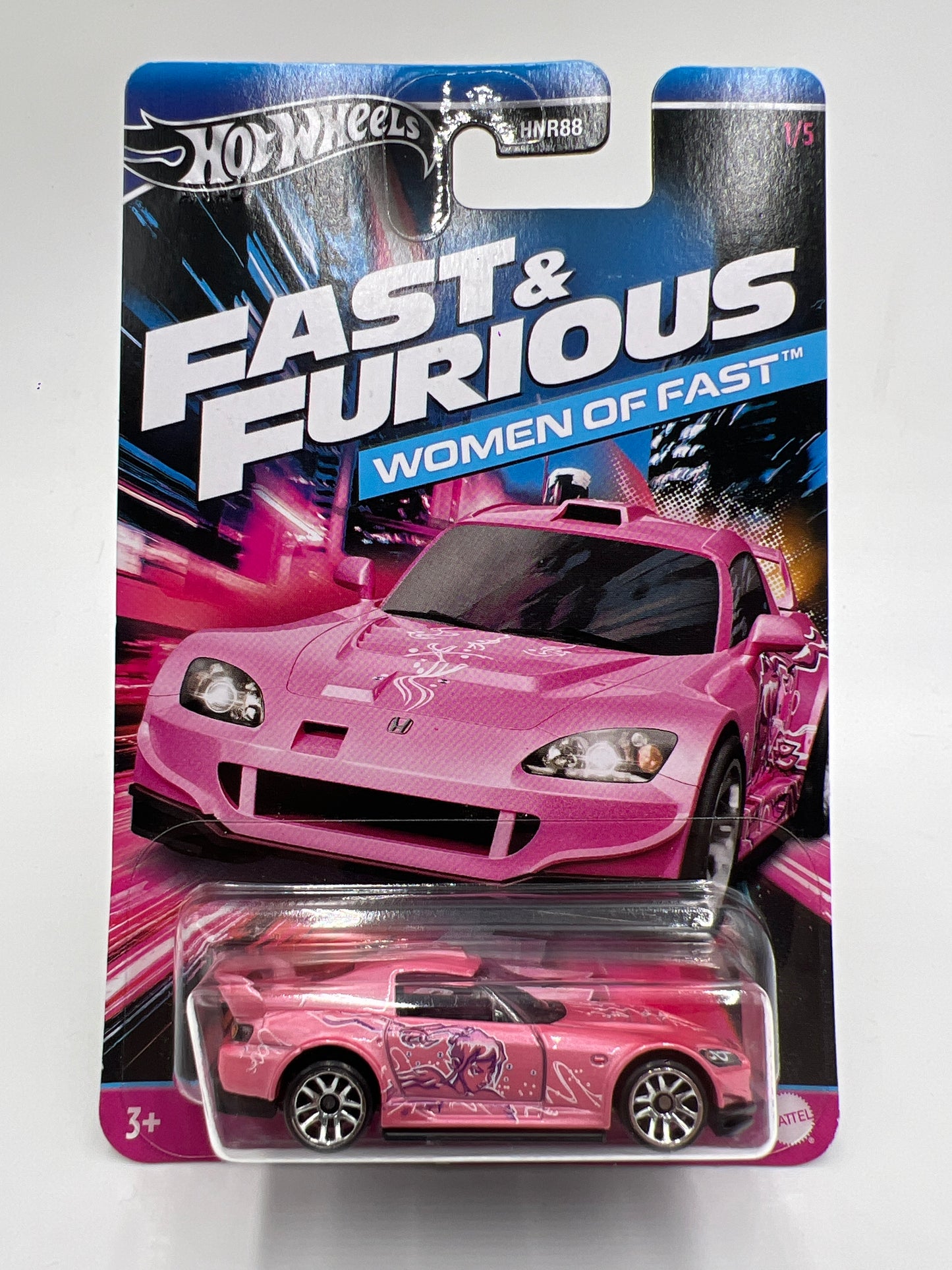 2024 Hot Wheels Fast and Furious Women of Fast #1 Suki Honda S2000 Pink W/Protector
