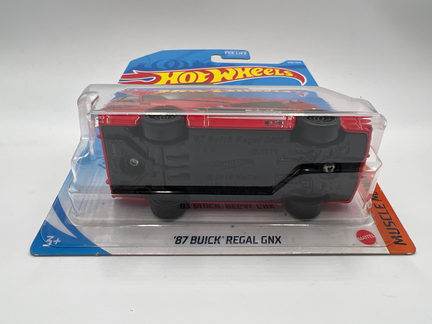 Hot Wheels 87 Buick Regal GNX Red Wheel Swap Custom On Card W/Protector SR