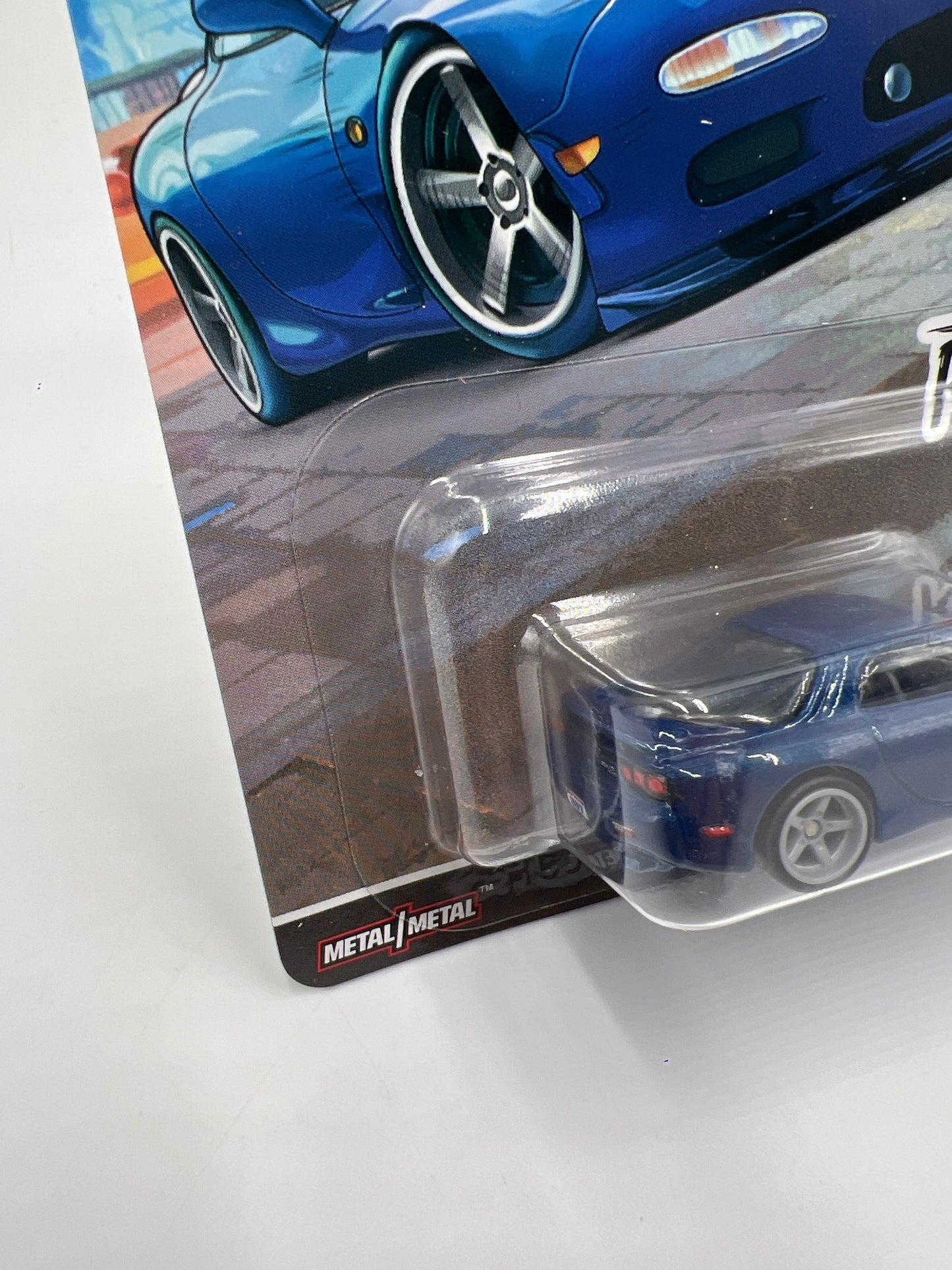 Hot Wheels Premium Ronin Run #1 95 Mazda RX7 Blue 258C